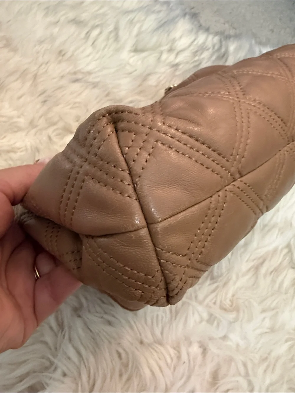 Tory Burch Flemming convertible quilted Bag with Gold Chain